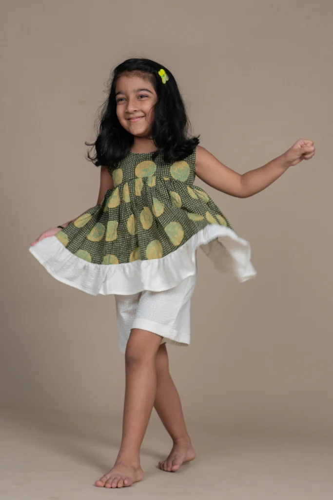 Forest Dot frill set