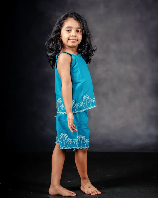 Teal Palm Breeze Set