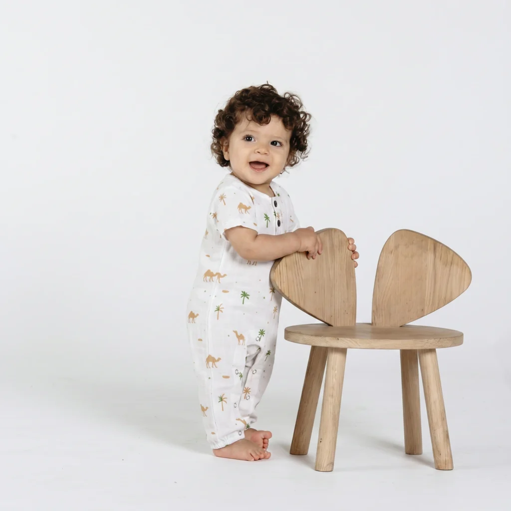 Desert Safari Muslin Romper