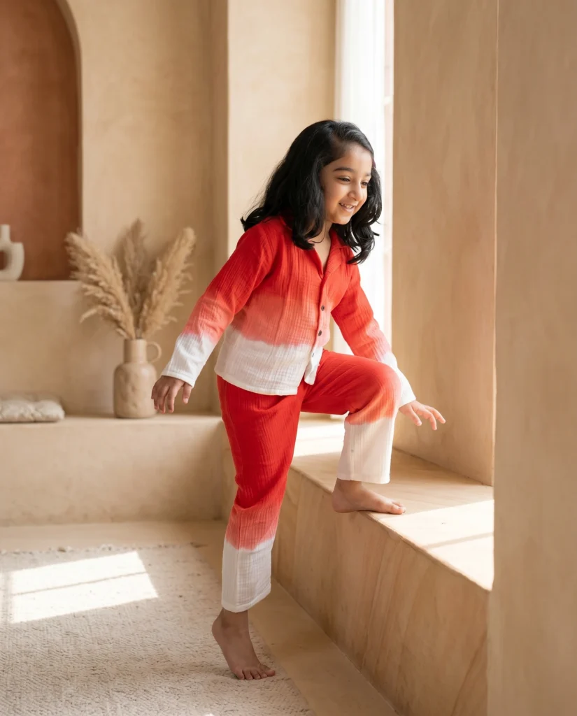 Scarlet Dusk Pajama Set
