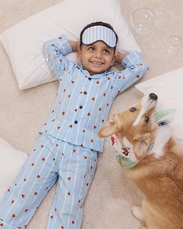 Watermelon Stripe Pajama Set