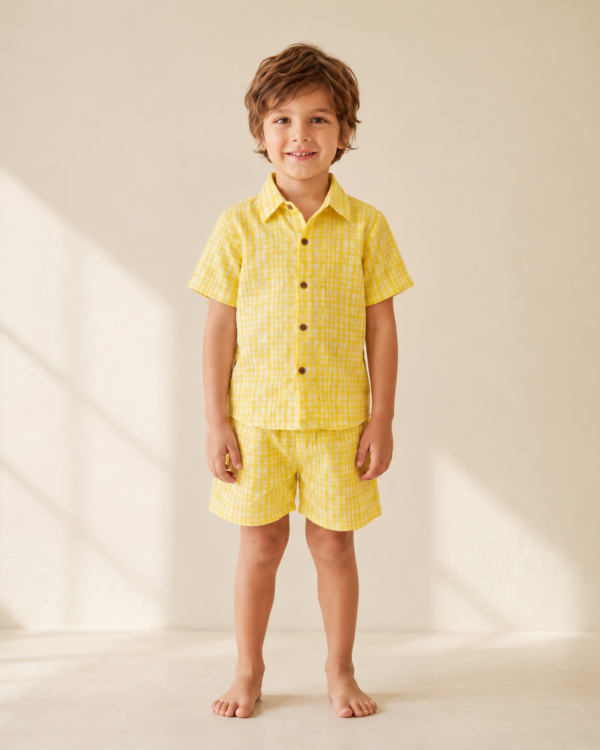 Lemon Fizz Seersucker Set